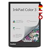 Pocketbook InkPad Color 3 eReader Grau 8" 32 GB Speicher Bluetooth Wasserschutz