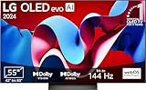 LG OLED55C47LA TV 55" (139 cm) OLED evo Fernseher (α9 Gen7 4K AI-Prozessor, webOS 24, Dolby Vision, bis zu 120Hz) [Modelljahr 2024]