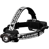 Ledlenser H7R Signature Premium Stirnlampe LED, aufladbar, wasserdicht IP67, 1200 Lumen, fokussierbar, Bluetooth, stufenlos dimmbar, Leuchtweite 260m, USB Magnetladekabel, Helmhalterung, Outdoor MTB