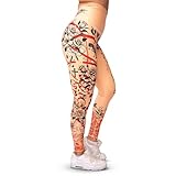 Anarchy Apparel Compression Leggings, Inked Athletica Nude (S)