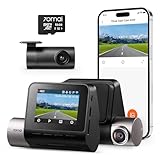 70mai Dashcam Auto Vorne & Hinten A510, 2.7K 1944P WiFi Dash Cam mit 64GB SD Karte, Smart Mini Dual Autokamera mit Parkmodus, Super Nachtsicht, HDR, G-Sensor, ADAS, Loop-Aufnahme, APP Steuerung