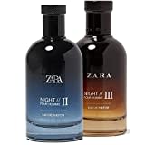 Zara Night Pour Homme II Night III Eau de Parfum, 100 ml Oz.