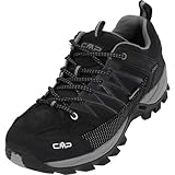 CMP Herren Trekkingschuh Schuhe Outdoor Wanderschuhe Rigel Low Waterproof, Farbe:Schwarz, Schuhgröße:EUR 43, Artikel:-73UC Black/Grey