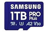 Samsung Pro Plus MB-MD1T0SA/EU MicroSDXC-Speicherkarte, 1 TB, Lesegeschwindigkeit bis zu 180 MB/s