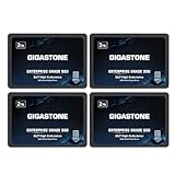 Gigastone NAS SSD 2TB Enterprise SSD Festplatte (4er-Pack) TLC Hohe Dauerhaltbarkeit Server SSD für 24/7 Dauerbetrieb NAS-Systeme RAID 2,5 Zoll SATA III Internes Festkörper-Laufwerk NAS Caching