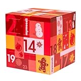 mymuesli Müsli Adventskalender 2024-24x verschiedene Bio-Müslis im 2go-Portionsbecher - Für das gesunde Frühstück in Bio-Qualität & ohne Palmöl - Geschenk für Frauen, Männer und Familien