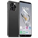 CatCalls i15Pro Billiges Smartphone,5,0 Zoll IPS Display, 16GB ROM/Erweiterbar auf 128GB, Android 9.0, Dual SIM Dual Kamera, Face ID, GPS, FM, Bluetooth Entsperren 3G Handy (i15Pro-Black)