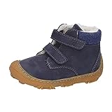 RICOSTA Jungen Winterstiefel NICO, Kinder Lauflernschuhe, Weite: Weit, terracare,Barfuß-Schuh, Outdoor-Kinderschuhe, warm, gefüttert, See (180), 23 EU