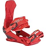 Nitro Herren Team Snowboardbindung, RED, L