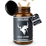 Animal Based Rinderleber aus Neuseeland - Grass-Fed & Finished Beef Liver - 240 Kapseln - höchste Bioverfügbarkeit für optimale Nährstoffaufnahme - Natürliches Eisen, Vitamin A, Vitamin B12, Kupfer