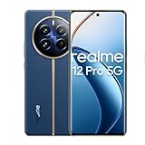 realme 12 pro 5G-Smartphone, Sony IM890 OIS-Kamera, Snapdragon 6s Gen 1-Prozessor, 120Hz Curve Vision Display, 67W SUPERVOOC-Ladung, Dual SIM, 8 + 256GB,Blau