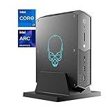 Intel NUC 12 Enthusiast Mini Gaming PC Serpent Canyon, 32GB RAM & 1TB SSD, Intel Core i7-12700H Prozessor (24M Cache, bis zu 4,70 GHz), Intel Arc A770M Grafik mit 16GB GDDR6 VRAM (NUC12SNKi72)