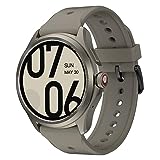 Ticwatch Pro 5 Android Smartwatch für Männer Snapdragon W5+ Gen 1 Wear OS Bis zu 80 Stunden Akkulaufzeit Gesundheit Fitness Tracking 5ATM Wasserbeständigkeit Kompass Nicht mit dem iPhone kompatibel