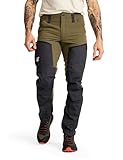 RevolutionRace Herren RVRC GP Pro Pants, Hose zum Wandern und für viele Outdoor-Aktivitäten, Dark Olive, M