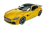 Welly Mercedes-Benz AMG GT R Coupe Gelb Ab 2014 1/24 Metall Modell Auto Die Cast Neu im Kasten