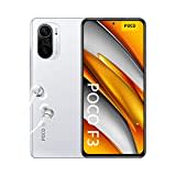 POCO F3 5G Smartphone Ohne Vertrag + Kopfhörer (16,94cm (6,67") AMOLED Display 120Hz, 8GB+256GB Speicher, 48MP Quad-Rückkamera, 20MP Frontkamera, Dual-SIM, Android 11) Weiss - [Exklusiv Bei Amazon]