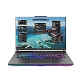 ASUS ROG Strix G16 Laptop | 16" Full-HD 165Hz/7ms 16:10 IPS Display | Intel Core i9-13980HX | 16 GB RAM | 1 TB SSD | NVIDIA RTX 4070 | Windows 11 | QWERTZ Tastatur mit 4-Zonen RGB | Eclipse Gray