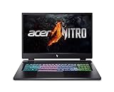 Acer Nitro 17 (AN17-41-R182) Gaming Laptop | 17, 3" WQHD 165Hz Display | AMD Ryzen 7 7840HS | 16 GB RAM | 1 TB SSD | NVIDIA GeForce RTX 4060 | Windows 11 | QWERTZ Tastatur | schwarz