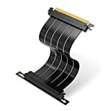 EZDIY-FAB PCIE Gen 4 16x Extrem Flexibel,Hochgeschwindigkeits Riser Kabel PCI Express 4.0 Port GPU Erweiterungskarte-Rechtwinkliger Stecker[7.87in/20cm]