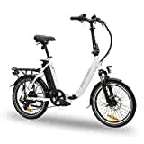 VecoCraft E-Pax e Bike klapprad, Elektro klapprad 20 Zoll, mit herausnehmbarem 36V 13Ah Akku, Reichweite bis zu 55-95km, 250W Heckmotor, 7-Gang elektrofahrräder