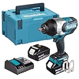 Makita DTW1002RTJ Akku-Schlagschrauber 18 V / 5,0 Ah, 2 Akkus + Ladegerät im MAKPAC