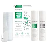 NOVASAN® BODY WRAP SET | Anti-Cellulite Körperwickel | unterstützt die Umfangreduktion an den Problemzonen | exklusive Beauty-Salon Technik für Zuhause | inkl. Contour Gel, Nachbehandlung & Folie