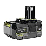 RYOBI 18 V 1, Akku RB1840X (4,0 Ah Lithium, Akku, Lithium, Akkutechnologie setzt Maßstäbe für Laufzeit, Leistung und Lebensdauer, Akku-Ladestandsanzeige, Einzelzellenüberwachung, Überlastschutz)