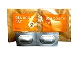 2 Tabl. für Hunde, professionelle effektive Entwurmung + 2 Dia DOG'N CAT Tabletten, diätetisches Mittel bei Durchfall, Wurmkur, Entwurmungsmittel Hund