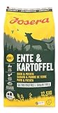 Josera Ente & Kartoffel | 1 x 12,5 kg | Trockenfutter für Hunde | Getreidefrei | Für ausgewachsene Hunde mittlerer und großer Rassen