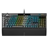 Corsair K100 optische mechanische RGB-Gaming-Tastatur OPX optische mechanische RGB-Tastenschalter - AXON HyperProcessing-Technologie für 4X schnelleren Durchsatz - Englische Tastatur