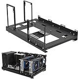 Mini ATX MATX ITX PC Prüfstand Open Air Frame DIY Case Portable Vertical GPU Mining Rig Frame Fits Graphics Card X79 X99 Water Cooling