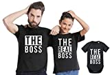 The Boss - Partner - T-Shirt Papa Vater Sohn Kind Baby Strampler Body Partnerlook