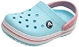 Crocs Unisex Kids Crocband Clog K, Ice Blue/White, 38/39 EU