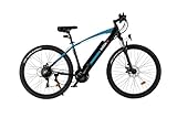 Nilox, E-Bike X6 SE, Mountainbike mit Tretunterstützung, 90 km Reichweite, Tektro Scheibenbremsen, 21-Gang Shimano Schaltung, 27,5" x 2,10" Räder, 36 V 13 Ah Wechselakku, 250 W Motor