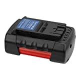 Exmate Batterie Kompatibel mit Bosch Rotak 32 LI, 34 LI, 37 LI, 43 LI Akku-Rasenmäher, Lithiumbatterie 36V 5000mAh