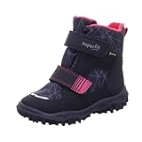 Superfit Husky warm gefütterte Gore-Tex Schneestiefel, Blau/Pink 8020, 38 EU Weit