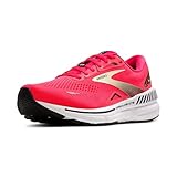 Brooks Damen Adrenaline GTS 23 Sneaker, Diva Pink Yellow Black, 40.5 EU