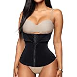 CHUMIAN Unterbrust Korsage Damen Waist Trainer Cincher Gürtel Korsett Bauch Weg Body Shaper Corsage Taillenformer Bauchweggürtel für Gewichtsverlust (Schwarz, Small)