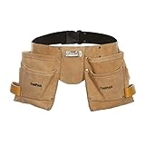 Qpack 366.004 Werkzeuggürtel - Double tool belt, Heavy Duty 23 x 10 x 23 cm