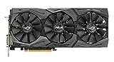 Asus ROG Strix GeForce GTX1070-O8G Gaming Grafikkarte (Nvidia, PCIe 3.0, 8GB GDDR5 Speicher, HDMI, DVI, DisplayPort)