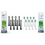 Philips Sonicare W2 Optimal White Standard-Bürstenköpfe für Schallzahnbürste, 8 Stück & Sonicare W2 Optimal White Standard-Bürstenköpfe für Schallzahnbürste