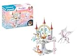 PLAYMOBIL Princess Magic 71359 Himmlisches Regenbogen-Schloss, magische Welt mit leuchtender Regenbogenblume, Schmetterlingsring, Pegas und Prinzessinnen, ab 4 Jahren