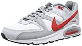 Nike Herren Air Max Command Laufschuhe, Weiß (White/University Red/Pure Platinum/Cool Grey), 45 EU