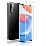 Carantee für Panzerglas für Huawei P30 Pro Panzer Schutz Glas Schutzfolie, 2 Stück Folie und 2 Stück Kameraschutz, 9H Härte, HD Blasenfrei Schutzglas Displayschutz, Fingerabdruck-ID Panzerglasfolie