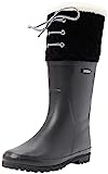 Aigle Mädchen Polka Giboulée Gummistiefel, Schwarz New Black, 35 EU