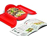 Lékué Dampfbox-Set 3,4 Personen + spanisches Rezeptbuch