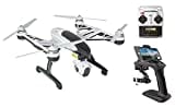 YUNEEC Q500+ Typhoon Multikopter SET inkl. Multikopter (mit CGO2+ Full HD Kamera Gimbal System mit 16 Megapixel- bzw. 1080p/60fps, 3-Achsen Brushless Gimbal), SteadyGrip, 1x Akku und ST10+ Fernsteuerung