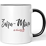 JUNIWORDS Tasse, Zara-Mina, die Wundervolle, Schwarz (5313074)