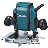 Makita RP0900J Oberfräse 900 W, Blau, Silber, 8 x 210 mm