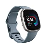 Google Fitbit Versa 4 – Smartwatch Damen / Herren – Fitness-Tracker mit integriertem GPS und Telefonfunktion, 6 Tage Akkulaufzeit, 40+ Trainingsmodi – Fitnessuhr kompatibel mit Android / iOS